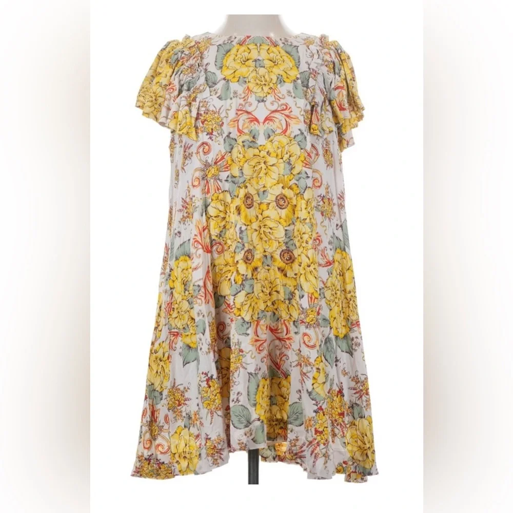 Free People Yellow Floral Dress - Small - Picture 2 of 3